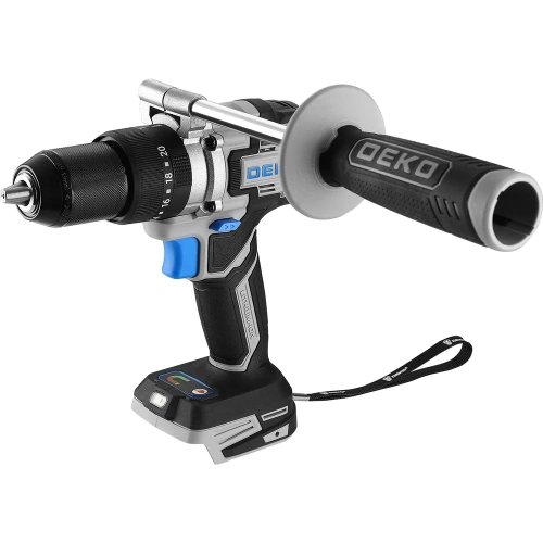 Дрель-шуруповерт аккумуляторная ударная бесщеточная DEKO DKCID20 PRO, 20В, без АКБ и з/у 063-4457 фото 3 Дрель-шуруповерт аккумуляторная ударная бесщеточная DEKO DKCID20 PRO, 20В, без АКБ и з/у 063-4457 фото 3