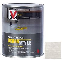 Лак акриловый паркетный V33 Urban Style белый 0,75 л