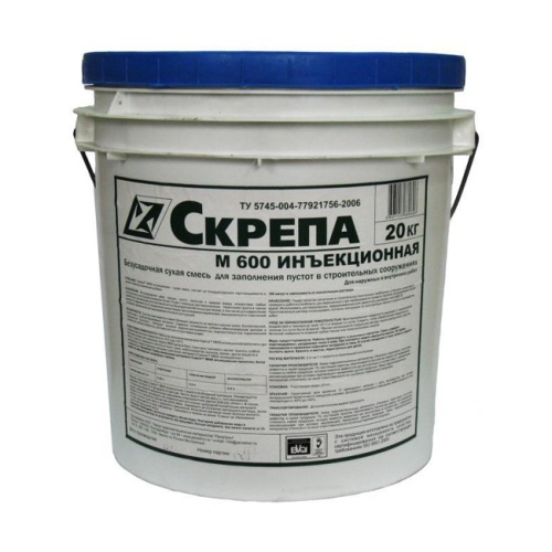 Ремонтный состав Пенетрон Скрепа М600 ведро 20 кг