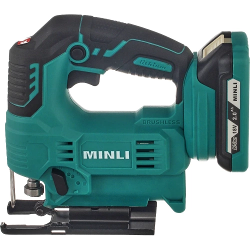 Аккумуляторный бесщеточная лобзиковая пила MINLI 65mm Li-ion 18Vx2 DC303-2.0A фото 5 Аккумуляторный бесщеточная лобзиковая пила MINLI 65mm Li-ion 18Vx2 DC303-2.0A фото 5