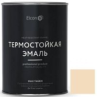 Эмаль термостойкая Elcon Max Therm 400 градусов бежевая 0,8 кг