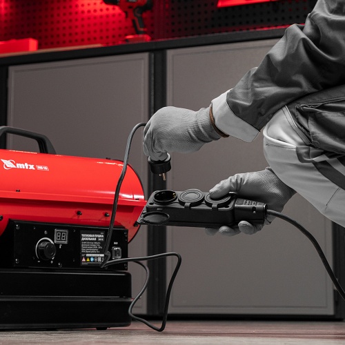 Дизельная тепловая пушка DHB-10i, 10 кВт, 400 м3/ч, прямой нагрев, термостат MTX фото 24