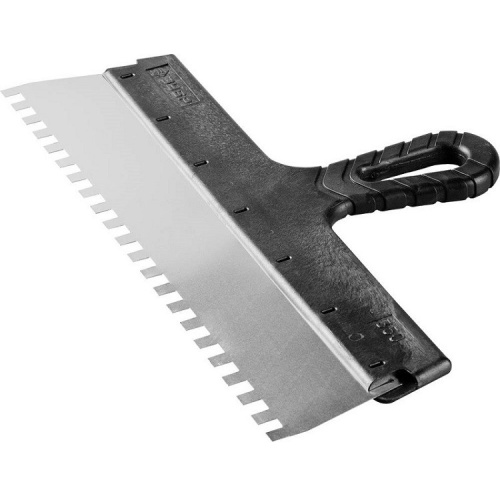 Шпатель фасадный зубчатый Зубр Мастер 10078-35-8 350 мм зуб 8х8 мм