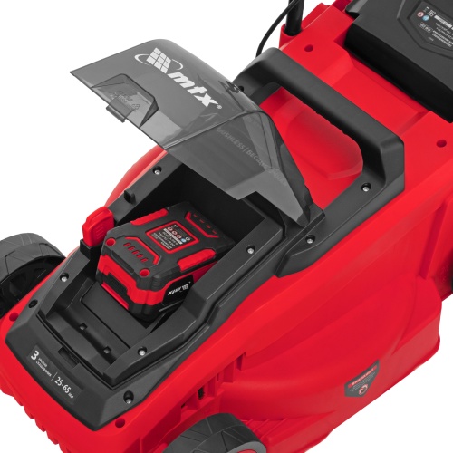 Газонокосилка аккумуляторная бесщеточная CLM-320, 320 мм, травосб. 30 л, Li-Ion, 20 В MTX фото 16