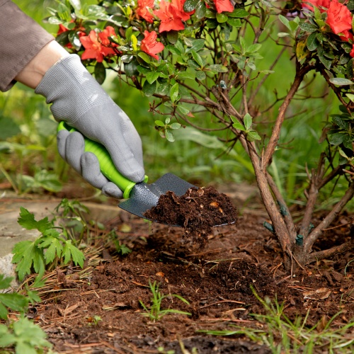 Совок посадочный широкий, 85 х 250 мм, стальной, пластиковая рукоятка, Standard, Palisad фото 7
