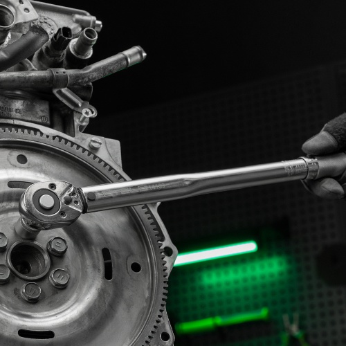 Ключ динамометрический, 28-210 Нм, 1/2, CrV, хромированный, быстрый сброс Stels фото 10