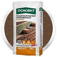 Раствор кладочный Основит Брикформ МС11/1 коричневый 25 кг