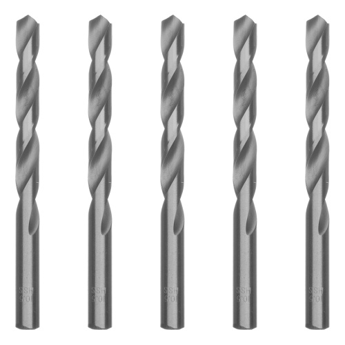 Сверло по металлу, 10.5 мм, полированное, HSS, 5 шт, цилиндрический хвостовик Matrix