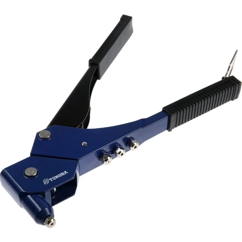 Заклепочник ТУНДРА 300 мм, поворотный на 360, заклепки 2.4 - 3.2 - 4 - 4.8 мм 1443760 Заклепочник ТУНДРА 300 мм, поворотный на 360, заклепки 2.4 - 3.2 - 4 - 4.8 мм 1443760