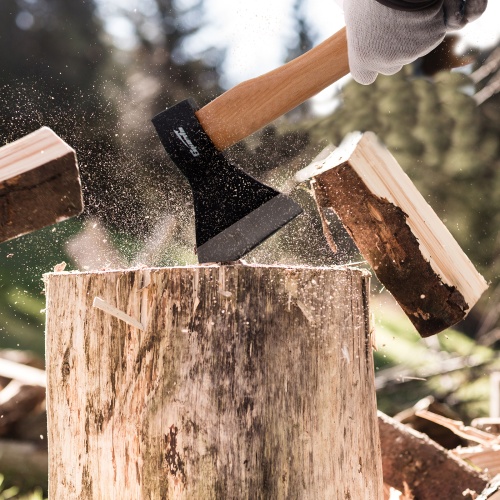 Топор, 600 г, в сборе, кованый, деревянное топорище Sparta фото 9