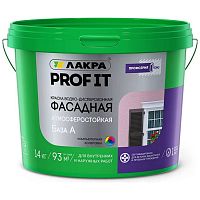 Краска фасадная Лакра Prof it база А 14 кг