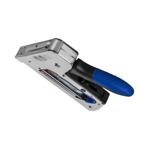 Степлер механический КОБАЛЬТ СТРЕЛОК, сталь. корп., скобы 6-14 мм, тип 53, шпильки 12-14 мм, гвозди 14 мм, рег.удара, спуск.крючок 922-180 фото 5 Степлер механический КОБАЛЬТ СТРЕЛОК, сталь. корп., скобы 6-14 мм, тип 53, шпильки 12-14 мм, гвозди 14 мм, рег.удара, спуск.крючок 922-180 фото 5