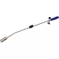 Горелка газовая KUBIS Ф20 мм с пьезоподжигом, 1300*С, 180г/час, байонетное соединение, длина 800 мм, длина 01-07-0120
