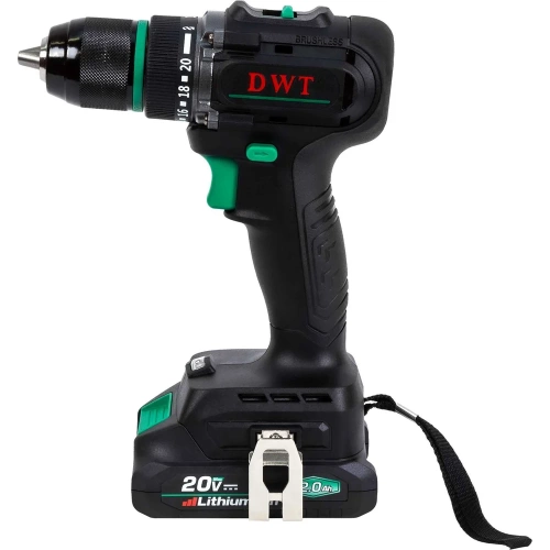 Бесщеточная аккумуляторная дрель-шуруповерт DWT ABSP-20 DNF-2 BMC фото 11