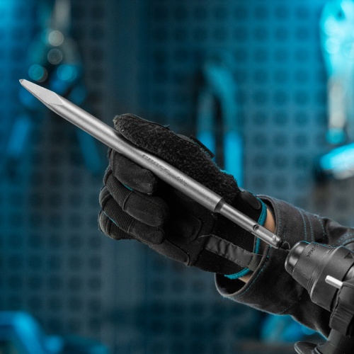 Зубило пикообразное 250мм, CrMo, SDS PLUS Gross фото 7