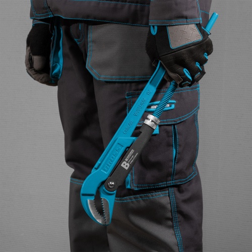 Ключ трубчатый рычажный 1.5, №2, цельнокованый, CrV, тип "B" Gross фото 10