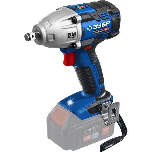 Бесщеточный гайковерт ЗУБР Профессионал т7 20 В, 500 Нм, без акб GB-500 фото 3