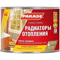 Эмаль алкидная Parade Classic А5 Радиаторы отопления полуматовая база А 0,45 л