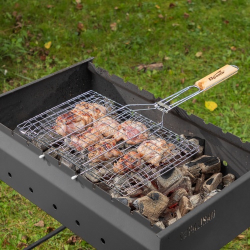 Решетка-гриль 220 х 340 мм, хромированная Sparta фото 7