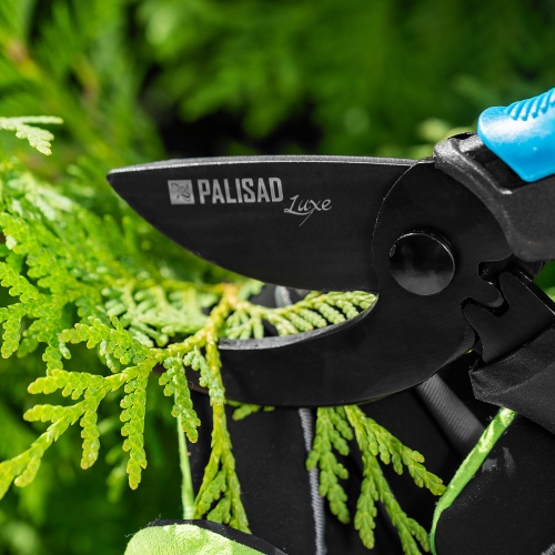 Секатор прямого реза, 215 мм, двухкомпонентные рукоятки, Luxe, Palisad фото 12