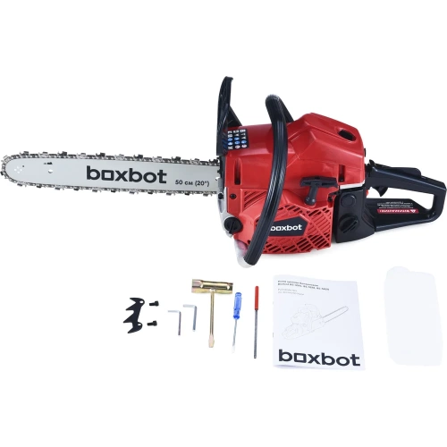 Бензиновая цепная пила Boxbot BS-5820, 58 куб.см, шина 50 см, шаг 0,325, паз 1,5 мм, 76 звеньев 904337.BS-5820-2 фото 8