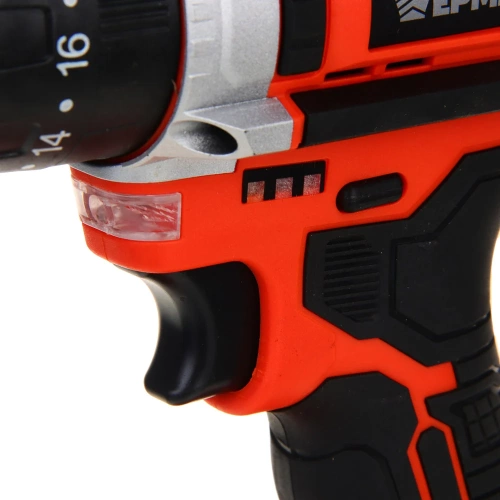 Дрель-шуруповерт аккумуляторный ударный ЕРМАК ДША-20, 20В, 2Ач, 0-400-1500 об.мин, 40 нм 691-046 фото 10 Дрель-шуруповерт аккумуляторный ударный ЕРМАК ДША-20, 20В, 2Ач, 0-400-1500 об.мин, 40 нм 691-046 фото 10