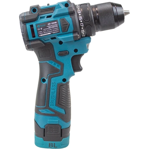Аккумуляторная дрель бесщеточная EDON AD-16CBL 28006 фото 3