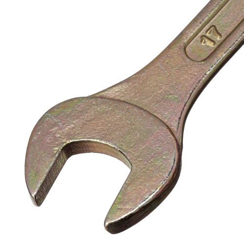 Ключ рожковый, 14 х 17 мм, желтый цинк Сибртех фото 3