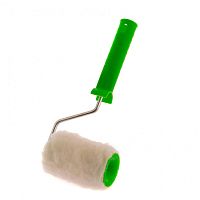 Валик с натуральным мехом Сибртех 48/100 мм ворс 12 мм D ручки 6 мм