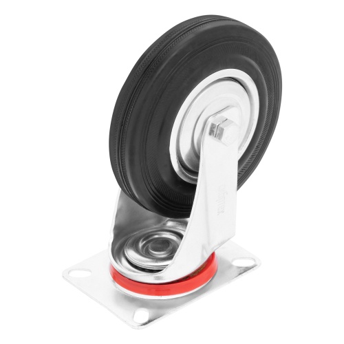 Колесо поворотное D 160 мм, крепление  платформенное Сибртех фото 3