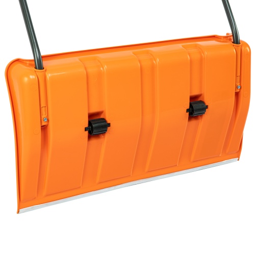 Движок для уборки снега пластиковый, 795х435х1280 мм, стальная рукоятка, усиленный Сибртех фото 5