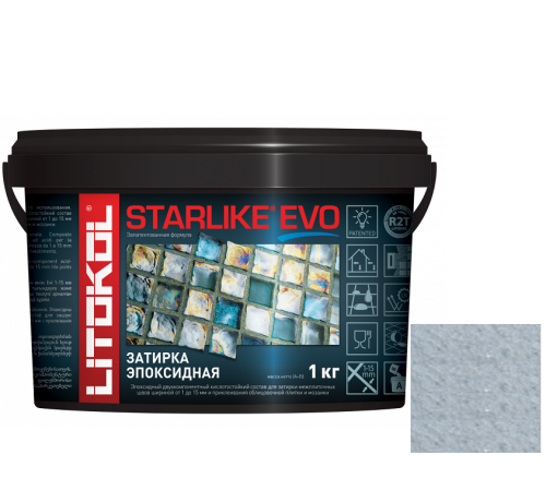 Затирка эпоксидная для швов Litokol Starlike Evo S.310 Azzurro Polvere 1 кг
