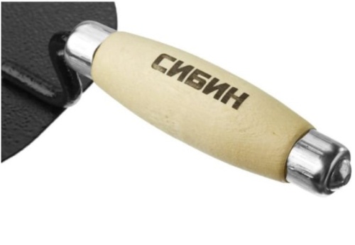 Кельма бетонщика Сибин 0820-2_z01 деревянной усиленной ручкой фото 3