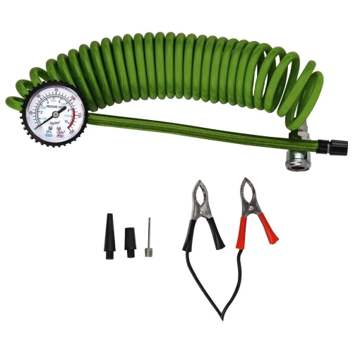 Компрессор двухпоршневой автомобильный PROCRAFT 80 л/мин, 276 Вт, 25А, 10 бар, крокодилы LK400 фото 10