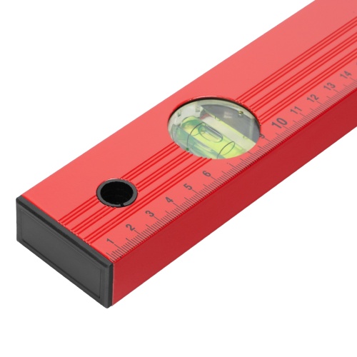 Уровень алюминиевый, 1200 мм, 3 глазка, красный, линейка Matrix фото 5