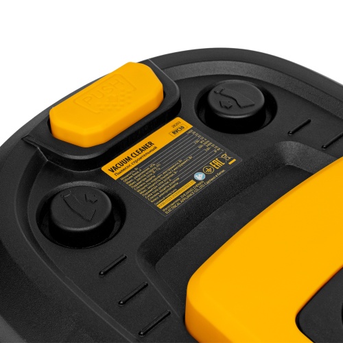 Пылесос строительный RVC30, 1400 Вт, бак 30 л, шланг 3 м, розетка с автосинхр. Denzel фото 11