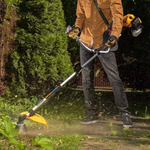 Триммер бензиновый DT 33S, 33 см3, 1.8 л. с, разъемная штанга, состоит из 2 частей Denzel фото 21