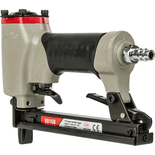 Скобозабивной обивочный пневмоинструмент MEITE 8016B (L6-16, d0.95x0.65 -21Ga, H 12.8 мм), шт GBA33B00303 фото 6 Скобозабивной обивочный пневмоинструмент MEITE 8016B (L6-16, d0.95x0.65 -21Ga, H 12.8 мм), шт GBA33B00303 фото 6