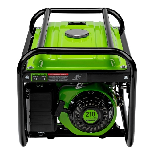 Генератор бензиновый БС-3500, 3.2 кВт, 230В, четырехтактный, 15 л, ручной стартер Сибртех фото 6