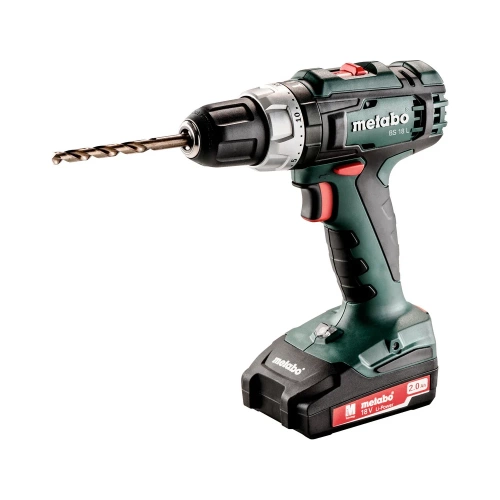 Аккумуляторная дрель Metabo BS 18 L 50 Нм, 2x2 Ач, кейс 602321500 фото 6 Аккумуляторная дрель Metabo BS 18 L 50 Нм, 2x2 Ач, кейс 602321500 фото 6