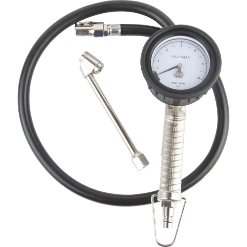 Пистолет для подкачки шин с аналоговым манометром WIEDERKRAFT WDK-29115 Пистолет для подкачки шин с аналоговым манометром WIEDERKRAFT WDK-29115