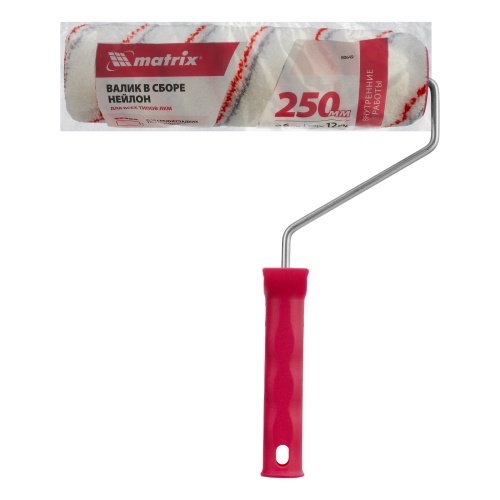 Валик "Нейлон Профи", 250 мм, ворс 12 мм, D 48 мм, D ручки 6 мм, полиамид Matrix фото 6