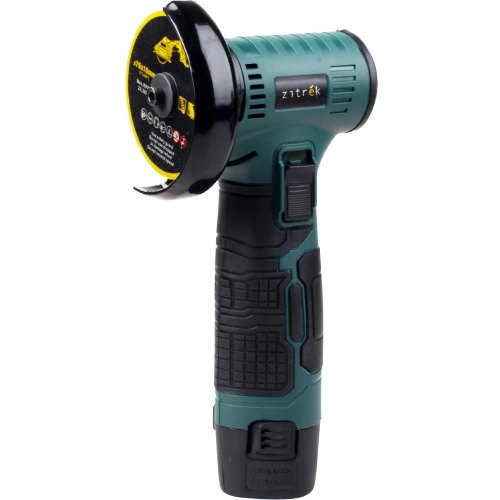 Углошлифовальная машина аккумуляторная Zitrek AG 12 PRO, 75мм, 12B, 2x2.5Ач, комплект дисков 085-1120 фото 5