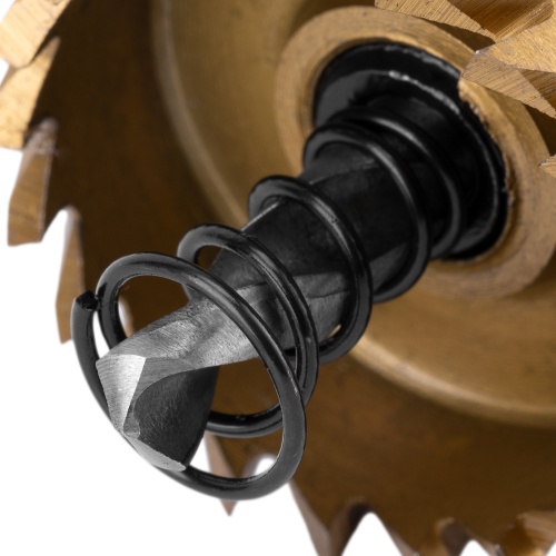 Коронка по металлу HSS, 35 мм, нитридтитановое покрытие Denzel фото 5