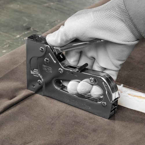 Мебельный металлический регулируемый степлер тип скобы 53, 6-14 мм MATRIX PROFESSIONAL 40913 фото 3