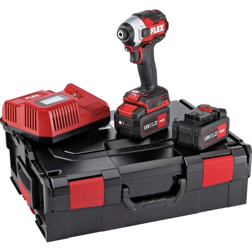 Аккумуляторный ударный винтоверт FLEX ID 1/4 18.0-EC HD/5.0 Set 520771