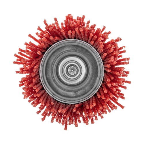 Щетка для дрели, 65 мм, Чашка, со шпилькой, нейлоновая щетина Denzel фото 3