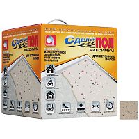 Покрытие двухкомпонентное наливное для пола Сделай Пол Максимум СП-0000339 бежевое 7,2 кг