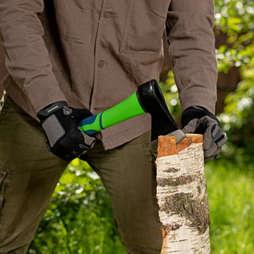 Топор, 600 г, фибергласовое топорище Сибртех фото 15