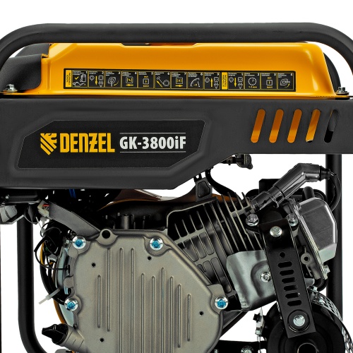 Генератор инверторный GK-3800iF, 3,8 кВт, 230 В, ручной старт DENZEL фото 16